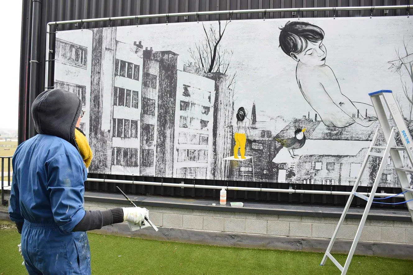 Live-illustratie, beeld 7