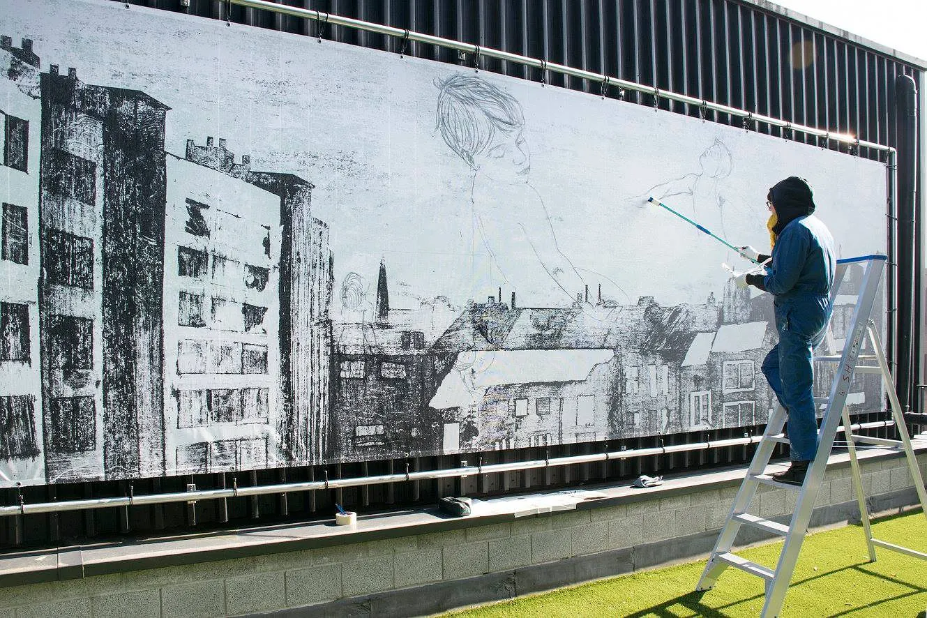 Live-illustratie, beeld 3