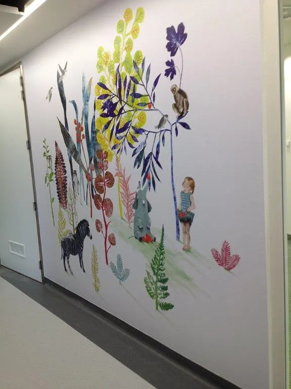 Muurillustratie, beeld 2